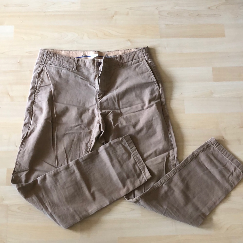 Gap Lived-In Slim Khakis